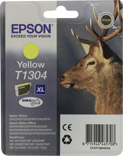 Картридж T1304 XL Yellow для EPS SX525WD/SX620FW/BX320FW/BX525WD/BX625FWD (повышенной ёмкости)
