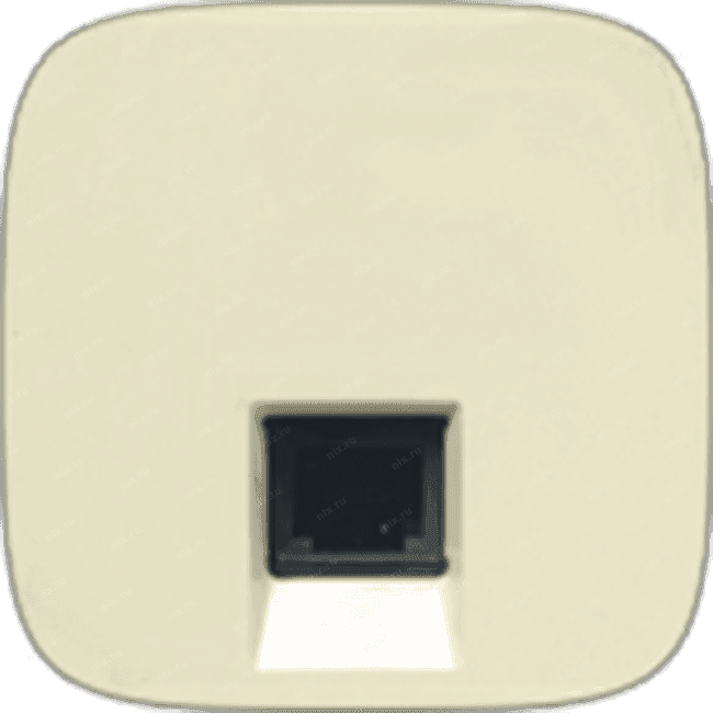 Legrand 755416 Valena ALLURE Лицевая панель для одиночных телефонных/информационных розеток Слоновая кость