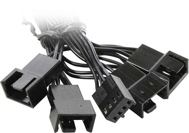 ID-Cooling <ID-FS-04> Разветвитель питания для вентилятора 4pin->4x4pin