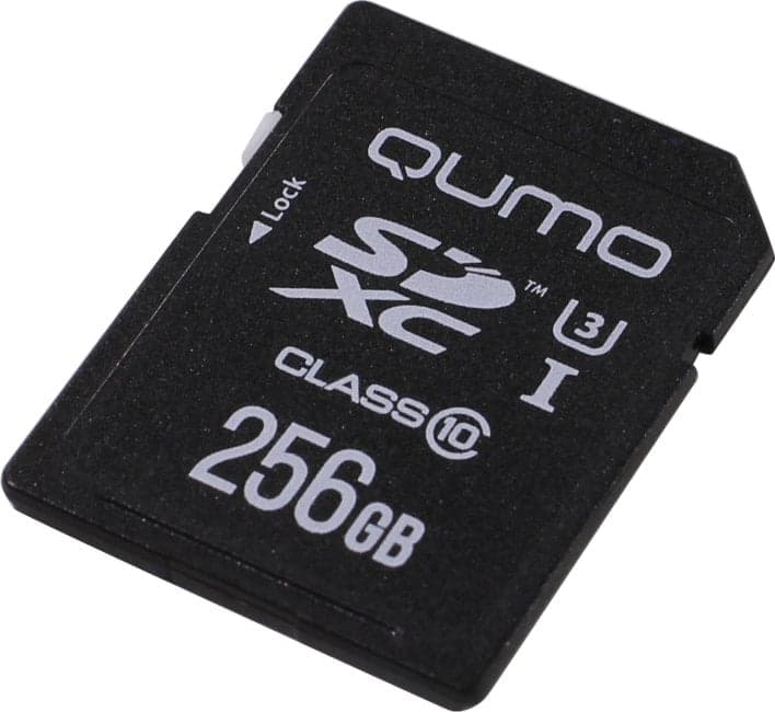 Qumo <QM256GSDXC10U1> SDXC Memory Card 256Gb Class10 UHS-I U1