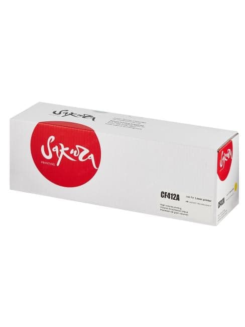 SACF412A Картридж SAKURA CF412A для HP LaserJet Pro M452nw, M452dn, M477fnw, M477fdw, M477fdn, M377dw, желтый, 2300 к.
