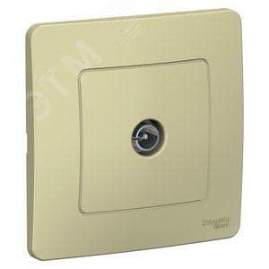 Schneider Electric BLNTS000017 BLANCA С/У КОННЕКТОР ТВ, БЕЖЕВЫЙ