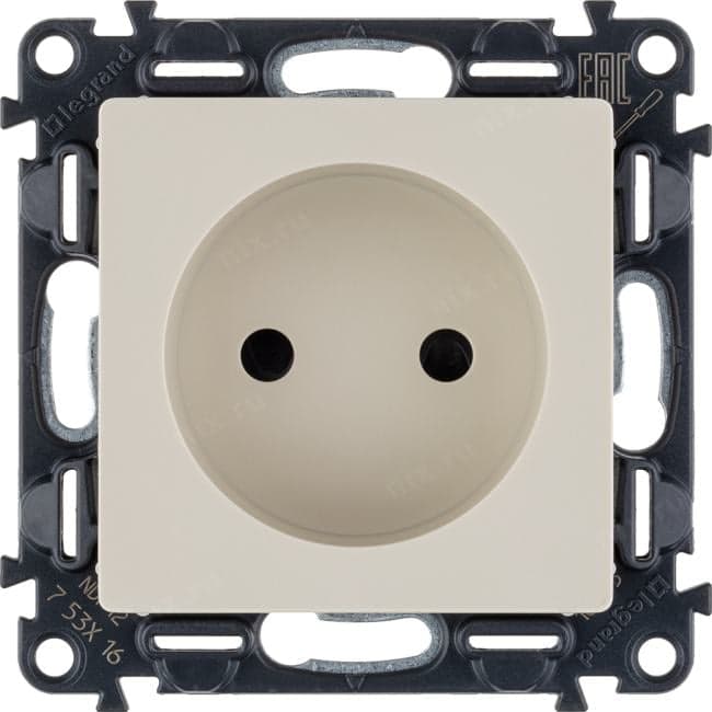 Legrand 753516 VLN-l СЛК Розетка 2К с/штор