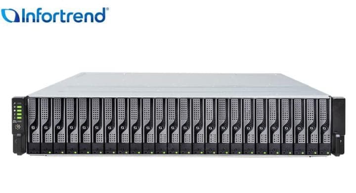 JB3024RB0-8U32 Система хранения данных 2U SAS JB3024RB0-8U32 INFORTREND