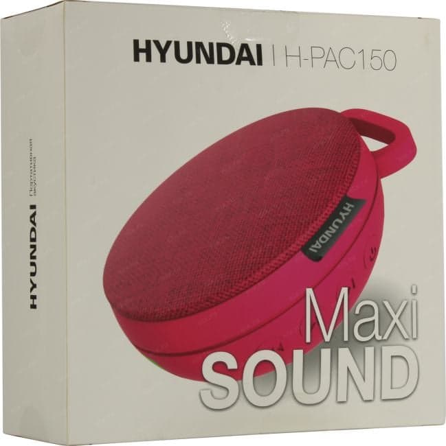 Колонка Hyundai H-PAC150 (3W, Bluetooth, microSD, FM, Li-Ion)