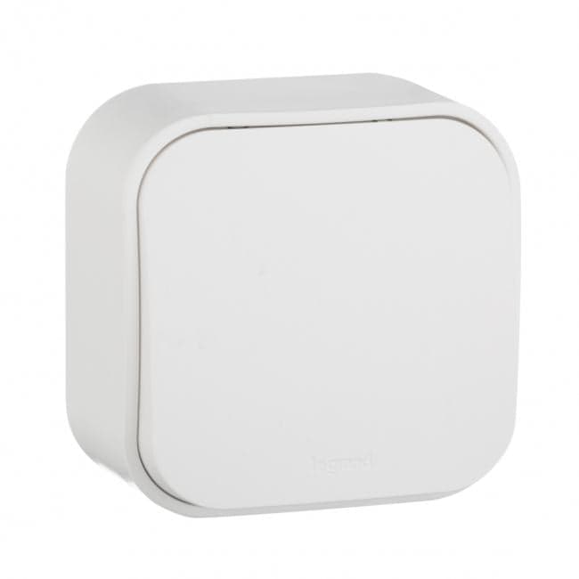 Legrand 782205 Quteo Выкл. (кнопка) 1 кл. 6А 250В, белый