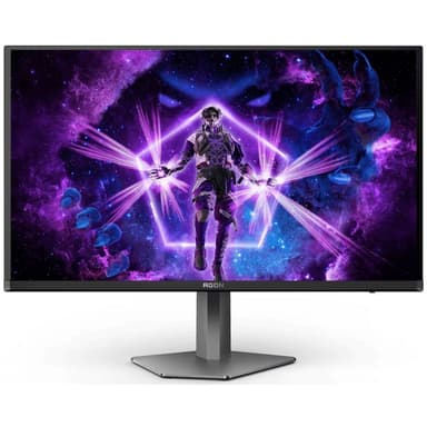 Монитор 26.5" AOC AGON AG276QSD QD-OLED, 2560x1440, 360Hz, 0,03ms, 1000сd/m, 1500000:1, HDR10 | 2xHDMI(2.1), 2xDP(1.4), USB 3.2 | HAS, Pivot, Swivel, ExPSU, Vesa 100, Black/Grey