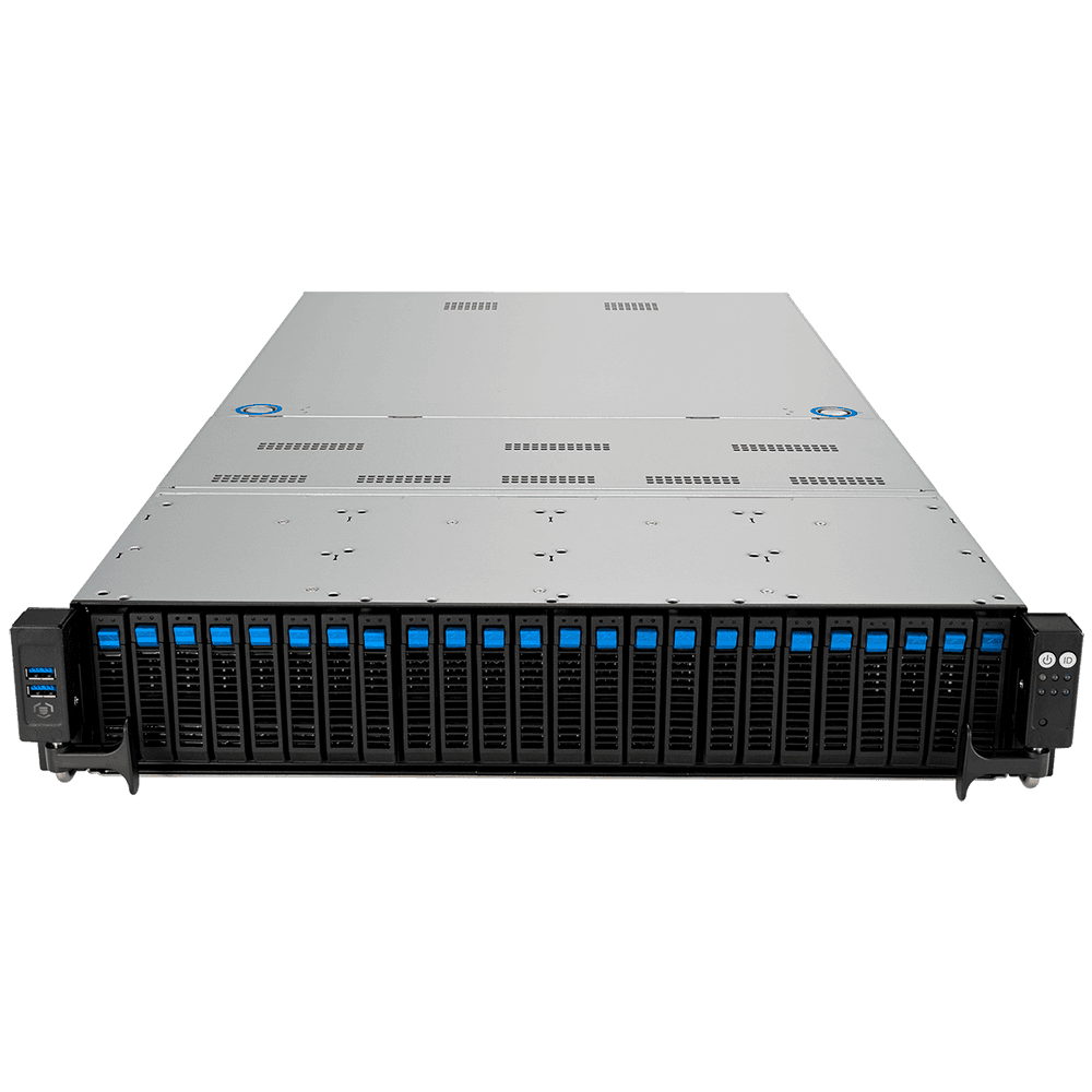 Сервер Crusader Squire 2255R (Rack 2U, 2xEpyc 9535 (64C/128T, 2.5 GHz, 256 MB), 12x64GB DDR5 DIMM ECC reg., 2x480GB SSD SATA, 4x1.92TB SSD SATA, 9560-16i + CVM, 2x25Gb/s SFP28, 2x2700W, No OS)