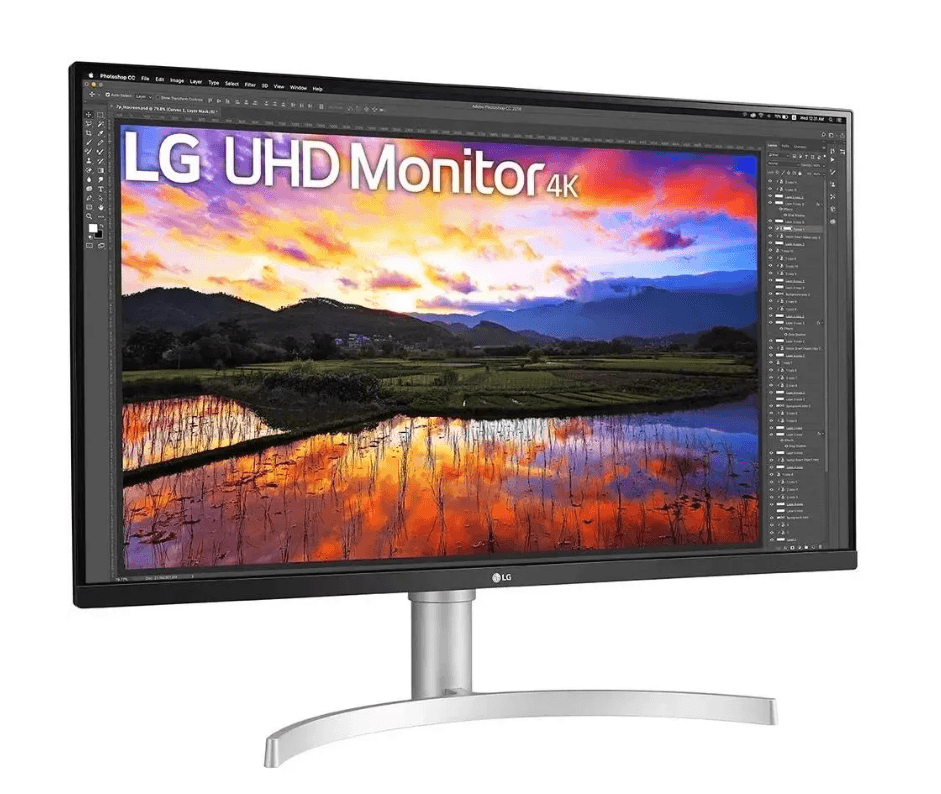 Монитор LG 31,5 32UN650K-W, 16:9, IPS, UHD, 5ms, 350cd, 60Hz, HDMI, DP, SPK, HAS
