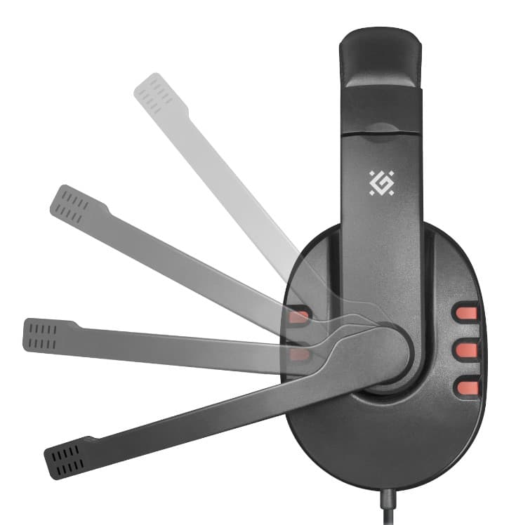 Defender Игровая гарнитура Warhead G-160 черный, кабель 2,5 м