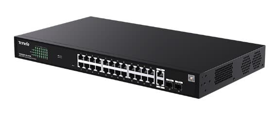 Управляемый PoE-коммутатор 26GE+2SFP TENDA