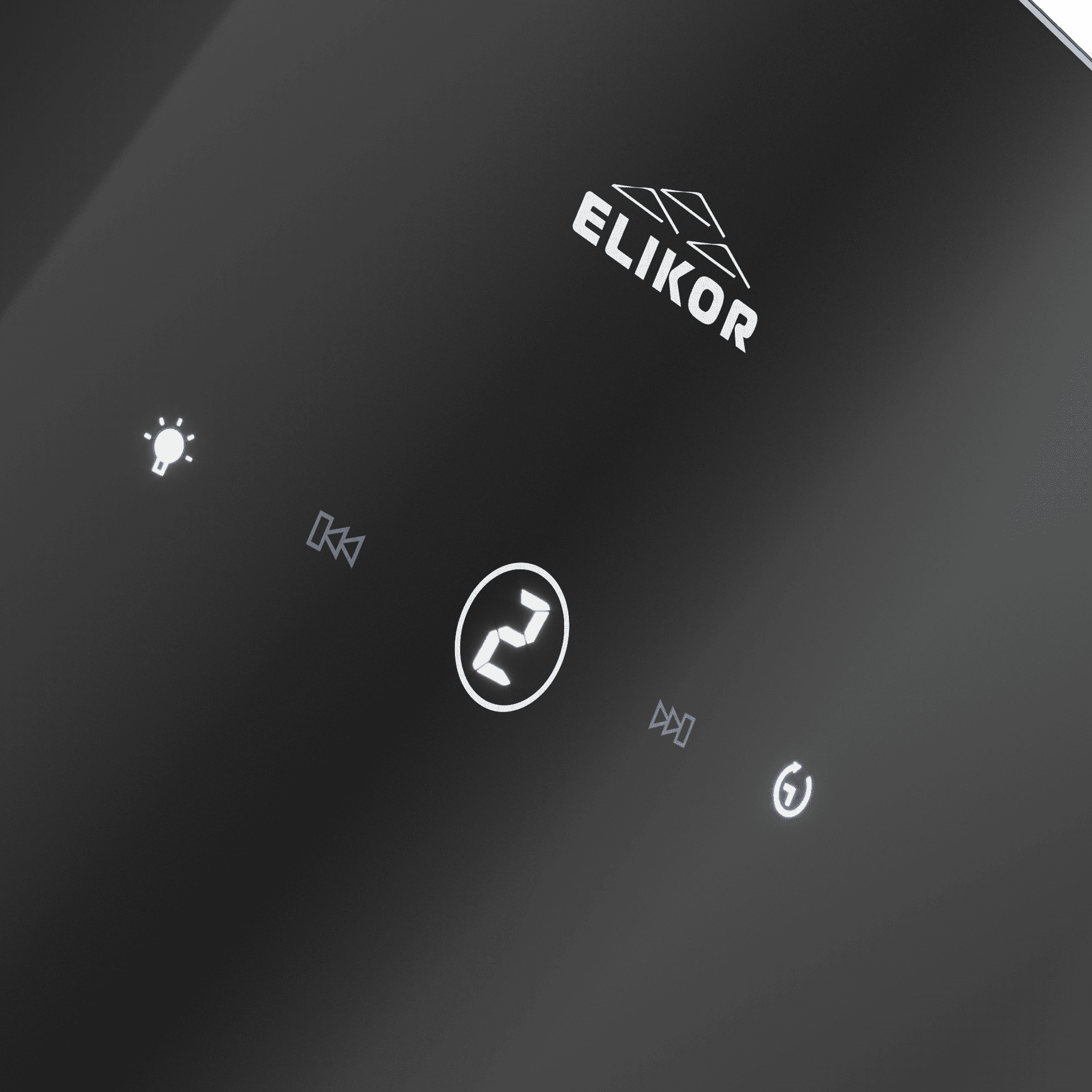 GOOD, Кухонная вытяжка ELIKOR КВ RISE 60 BK, наклонная, черный, 60 см, 750 м3/ч
