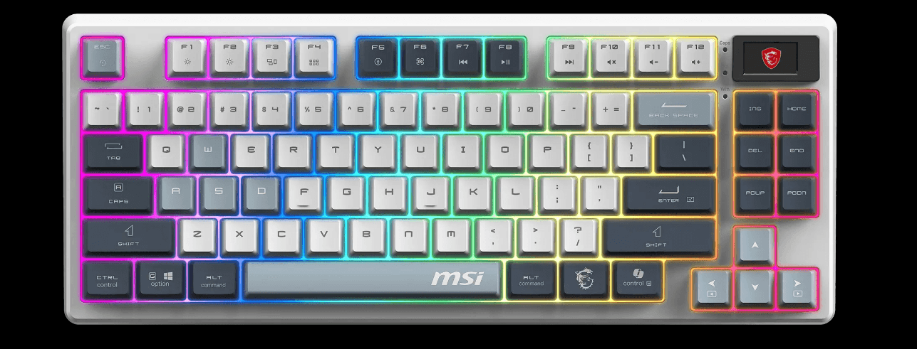 Клавиатура GAMING RU FORGE GK600 TKL W SKY RU MSI