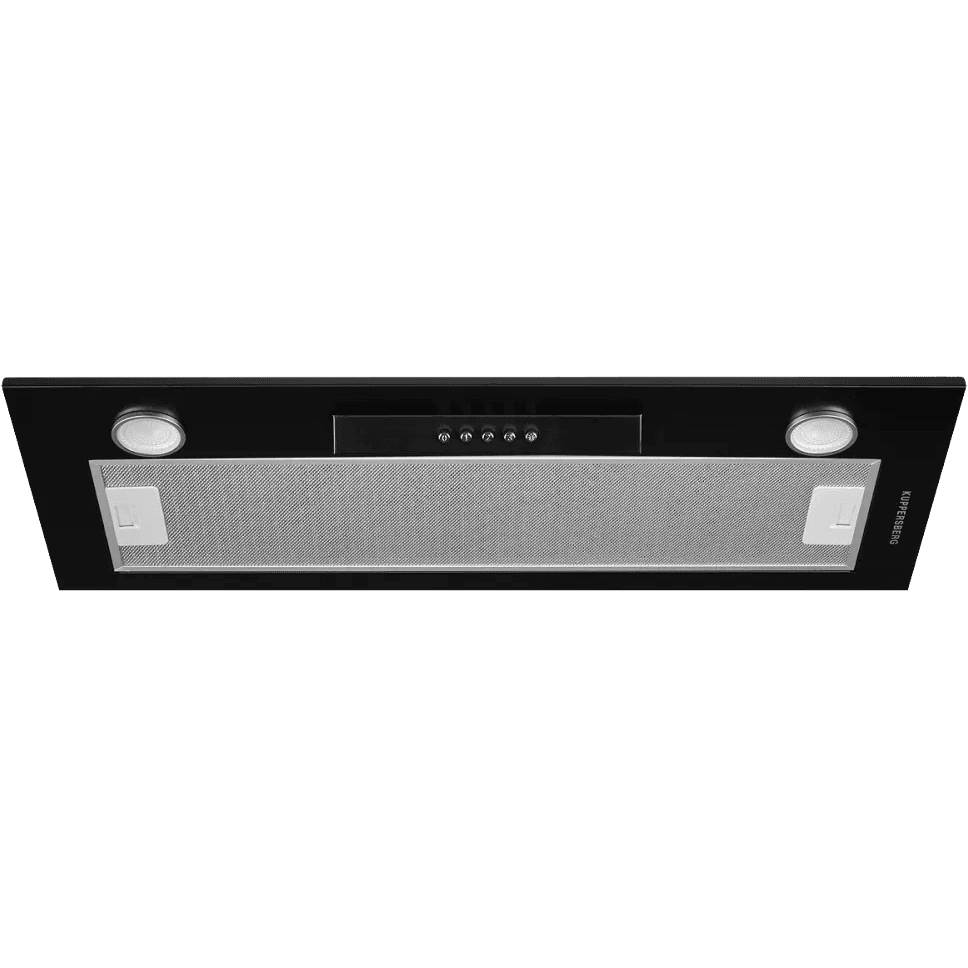 Вытяжка встраиваемая Kuppersberg Inlinea 70 BX черный/нержавеющая сталь, 70 см, 1300 куб. м/ч, 41 дБ