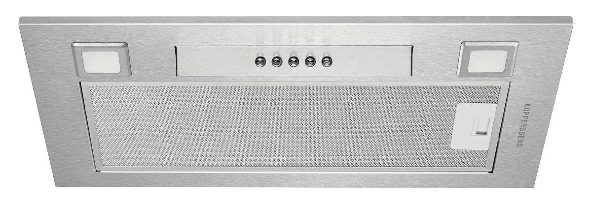 Вытяжка встраиваемая Kuppersberg Inlinea 60 X нержавеющая сталь, 52.5 см, 1300 куб. м/ч, 41 дБ