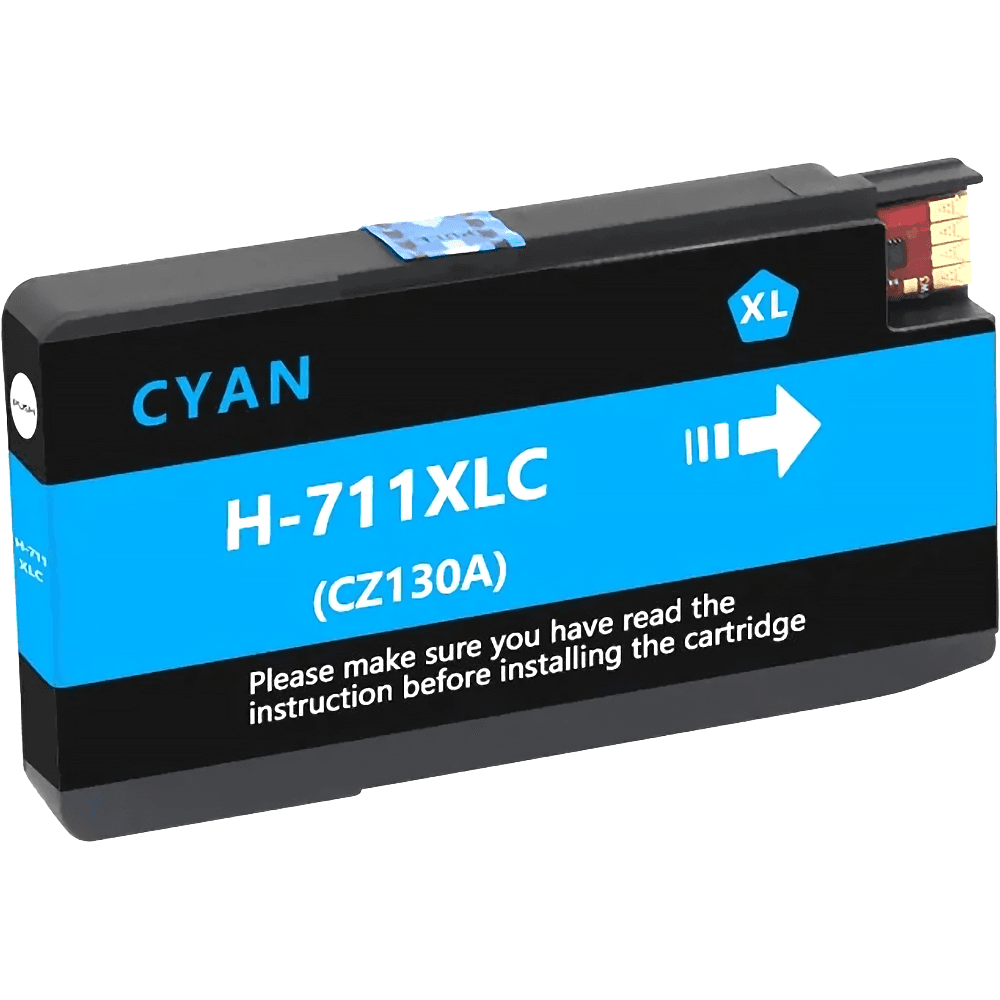 -/ Струйный картридж NV Print 711 (NV-CZ130A) Cyan для HP Designjet T120/T520 (29 мл) совместимый