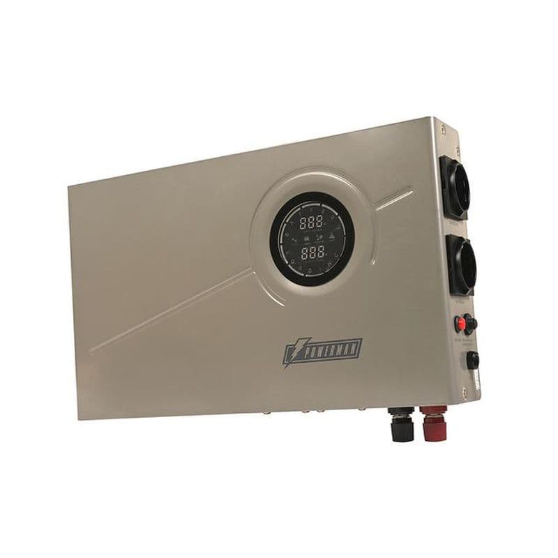 Источник бесперебойного питания/ POWERMAN Smart 500 INV, silver, line-interactive, 500VA/300W, 140-275V, 2 Euro sockets, external battery 12V from 33Ah to 200Ah (not included), charging current 10A, LCD display, wall-mounted, 410mm x 268mm x 70mm, 7.74 kg.