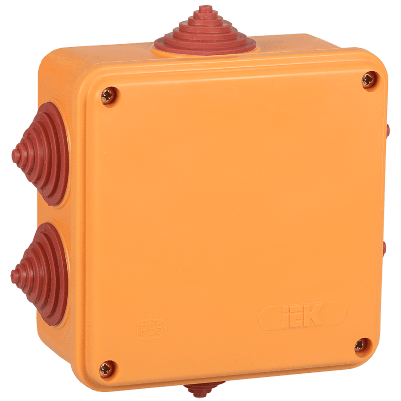 Коробка расп. огн. ПС 100х100х50мм 6P 6мм2 IP55 6 вв. IEK