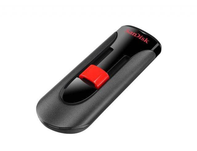 Флешка USB SanDisk CZ60 Cruzer Glide (SDCZ60-256G-B35), 256Gb, USB 2.0, R/W 30/8, черный/красный