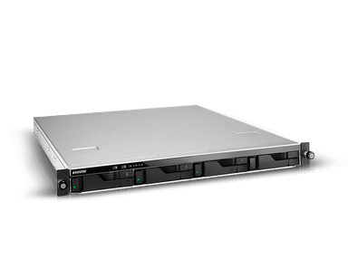 Сетевое хранилище ASUSTOR AS6504RS 4Bay/Intel Atom C3538, 2.1GHz/8GB DDR4/noHDD,LFF(HDD,SSD),/2x1GbE(LAN)/4xUSB3.2