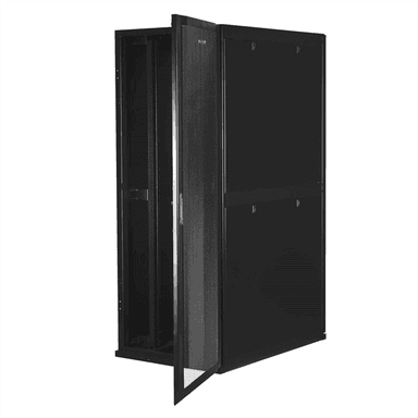 Серверный шкаф SMARTWATT Серверный шкаф Rack S-Series 42U 800x1200мм, двери с перфорацией, боковые панели 4шт и ролики в комплекте, черный (4512020620016)