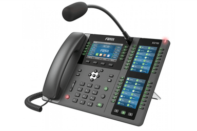 SIP-Телефон Fanvil X210i Консоль мониторинга и оповещения (SIP-телефон), микрофон "гусиная шея", 106 DSS, 20 SIP-акк., 4,3" + 2 x 3,5" Цвет. Экран, POE, БП в комп., 2x1 Gbps