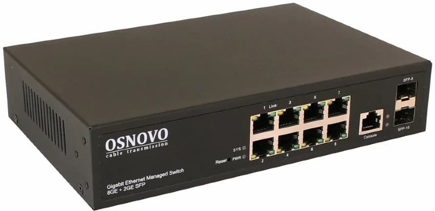 Коммутатор (свитч) Osnovo SW-70802/L2