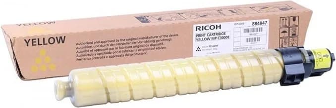 Картридж лазерный Ricoh Aficio MP C2000/C2500/C3000 желтый, type MPC3000E (15K)