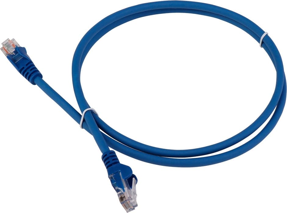 Кабель Патч-корд LANMASTER LAN-PC45/U6-3.0-BL вилка RJ-45-вилка RJ-45 Cat.6 3м синий LSZH (уп.:1шт)