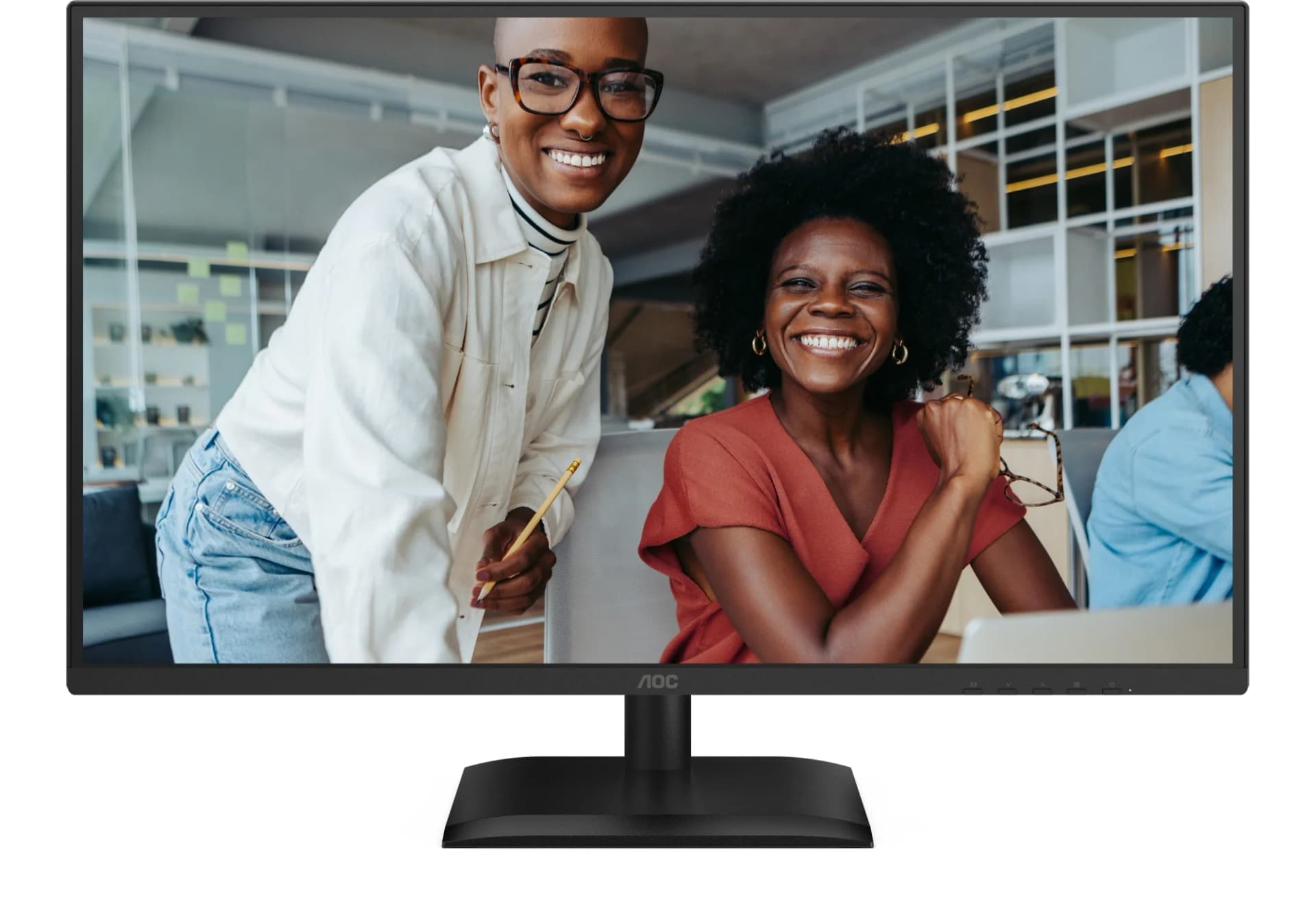 Монитор AOC 27" Q27E4U, 16:9, IPS, QHD, 4ms, 350cd, 120Hz, HDMI, DP, USB, SPK, HAS