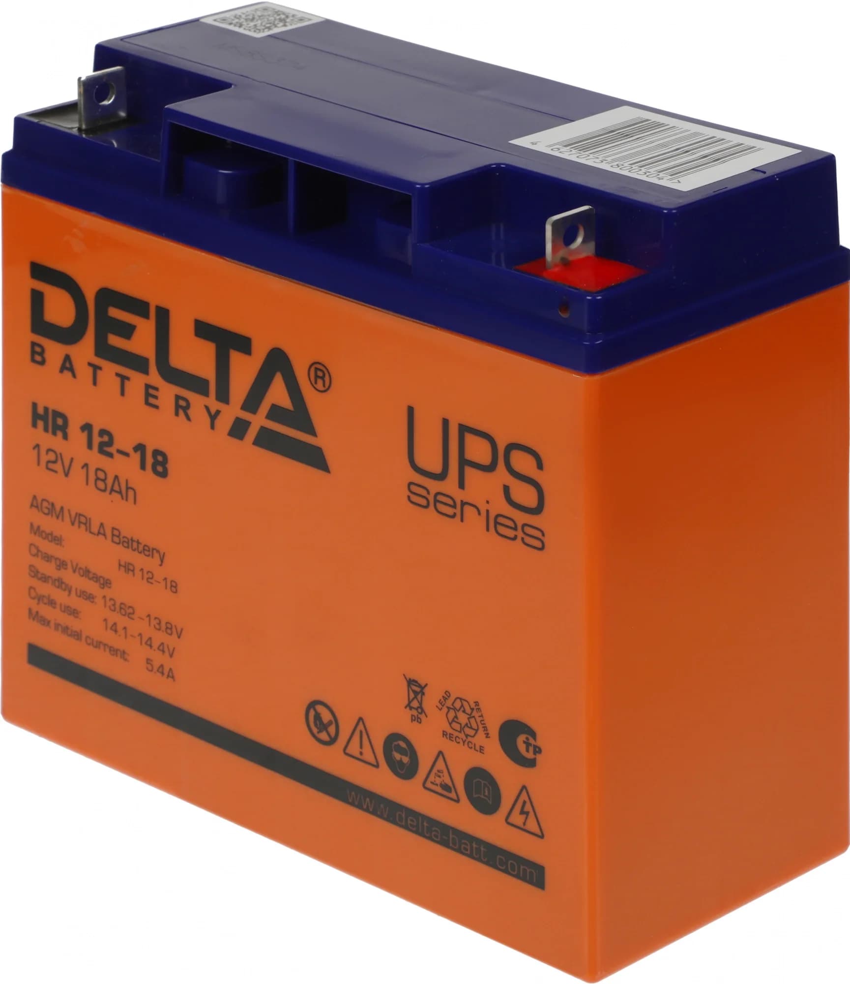 Батарея для ИБП Delta HR 12-18 (12V, 18Ah)