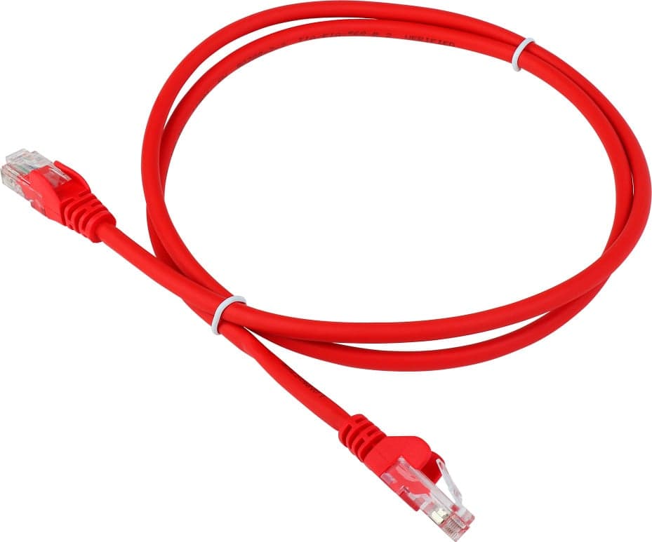 Патч-корд Патч-корд LANMASTER LSZH UTP кат.5e, 1.0 м, красный