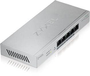 ZYXEL GS1200-5-EU0101F Smart Коммутатор GS1200-5, 5xGE, настольный, бесшумный, с поддержкой VLAN, IGMP, QoS и Link Aggregation
