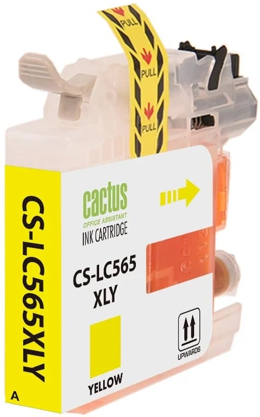 -/ Картридж струйный Cactus CS-LC565XLY желтый (14.4мл) для Brother MFC-J2510
