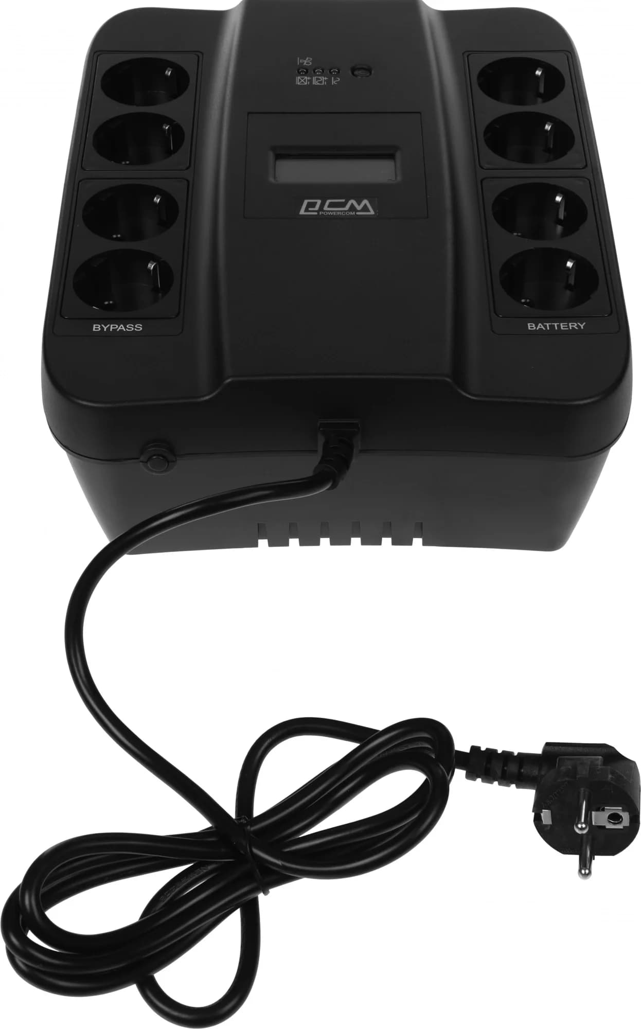 Источник бесперебойного питания Powercom Spider SPD-550U LCD USB 330W/550VA black