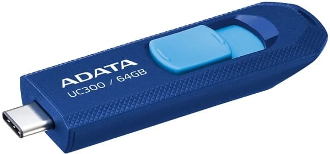 USB накопитель ADATA 64GB USB 3.2 Gen1 ACHO-UC300-64G-RNB/BU