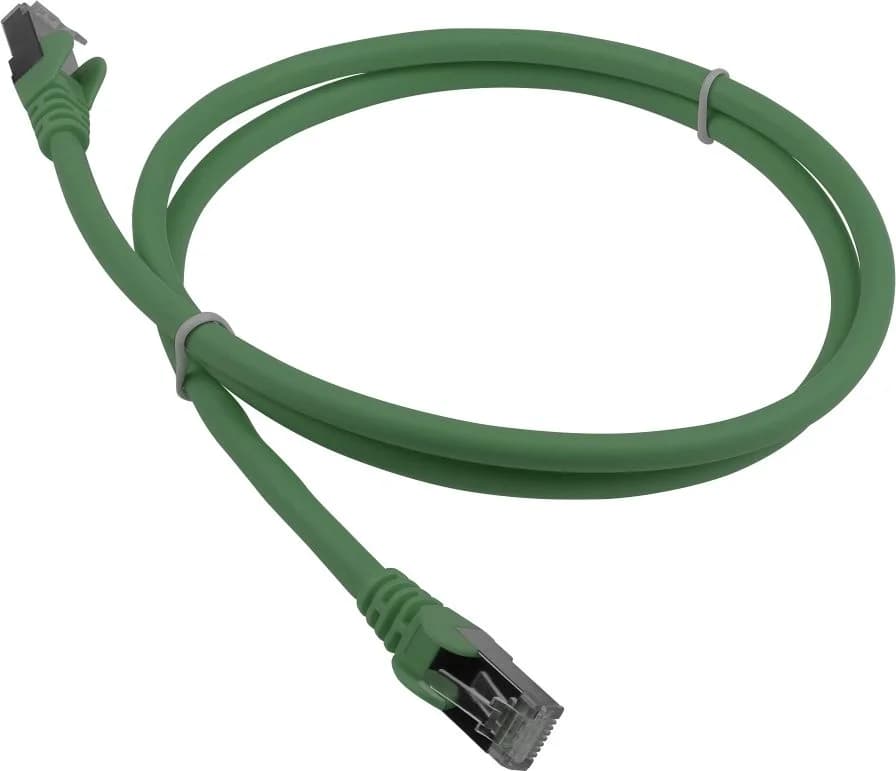 Патч-корд Lanmaster LAN-PC45/S6A-1.0-GN FTP RJ-45 вил.-вилка RJ-45 кат.6A 1м зеленый LSZH