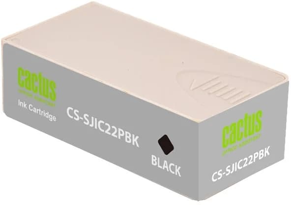 -/ Картридж струйный Cactus CS-SJIC22PBK C33S020601 черный (34мл) для Epson ColorWorks C3500