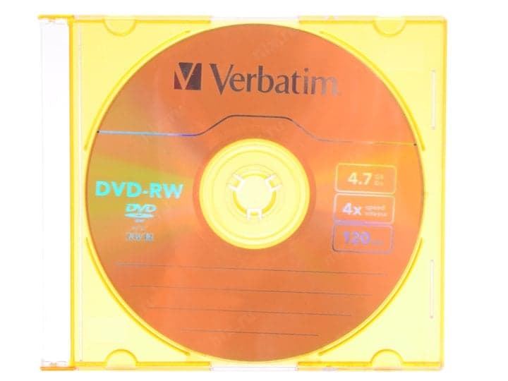 DVD-RW Disc Verbatim 4.7Gb 4x <уп. 5 шт> <43563>