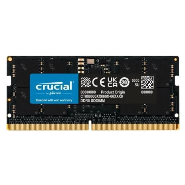 Crucial <CB16GS4800> DDR5 SODIMM 16Gb <PC5-38400> CL40 (for NoteBook)