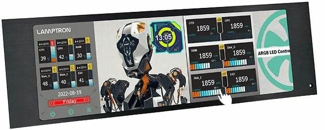 LAMP-CU783 Панель управления Lamptron CU783 RGB Fan&Light Controller