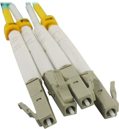 Hyperline <FC-D2-503-LC/PR-LC/PR-H-20M-LSZH-AQ> Patch cord ВО, LC-LC, duplex, MM 50/125 20м