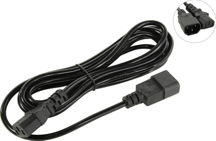 5bites <PC107-30A> Кабель UPS -> устройство 220V (IEC-320-C13--> IEC-320-C14) 3м