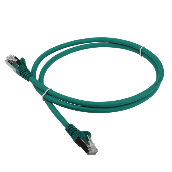 LAN-PC45/S6-1.0-GN Патч-корд LANMASTER LSZH FTP кат.6, 1.0 м, зеленый