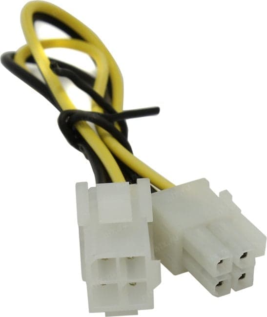 Кабель удлинительный питания 4 pin для мат. платы 18см