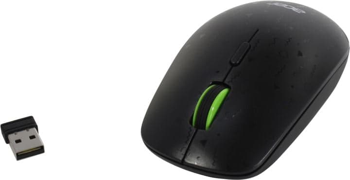 Acer Wireless Optical Mouse OMR307 <ZL.MCECC.022> (RTL) USB 4btn+Roll