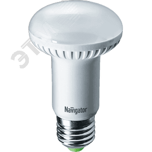 Navigator Group 18585 Лампа светодиодная LED зеркальная 8вт E27 R63 белая (94138 NLL-R) (18585)