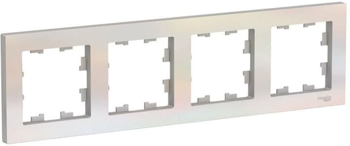 Schneider Electric ATN000404 ATLASDESIGN 4-постовая РАМКА, универсальная, ЖЕМЧУГ