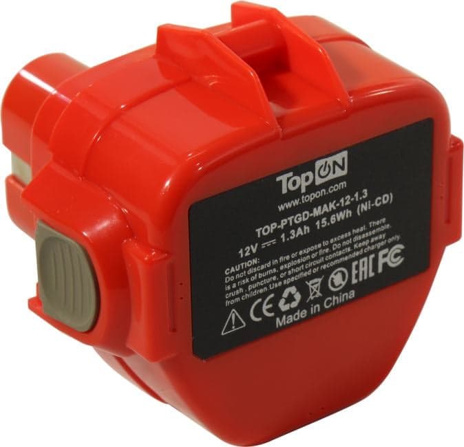 TopON <TOP-PTGD-MAK-12-1.3> Аккумулятор для Makita (Ni-Cd, 12В, 1.3Ач)
