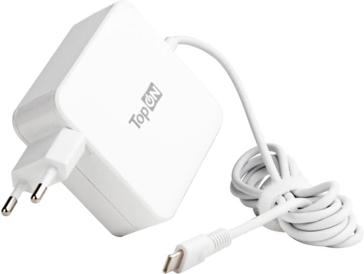 TopON TOP-SA65QW Блок питания TopON для ноутбука Samsung 65W кабель Type-C, Power Delivery, Quick Charge 3.0, в розетку